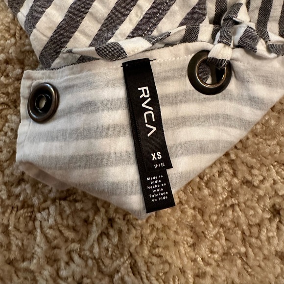 RVCA greyish/black and white striped dress - Picture 3 of 3